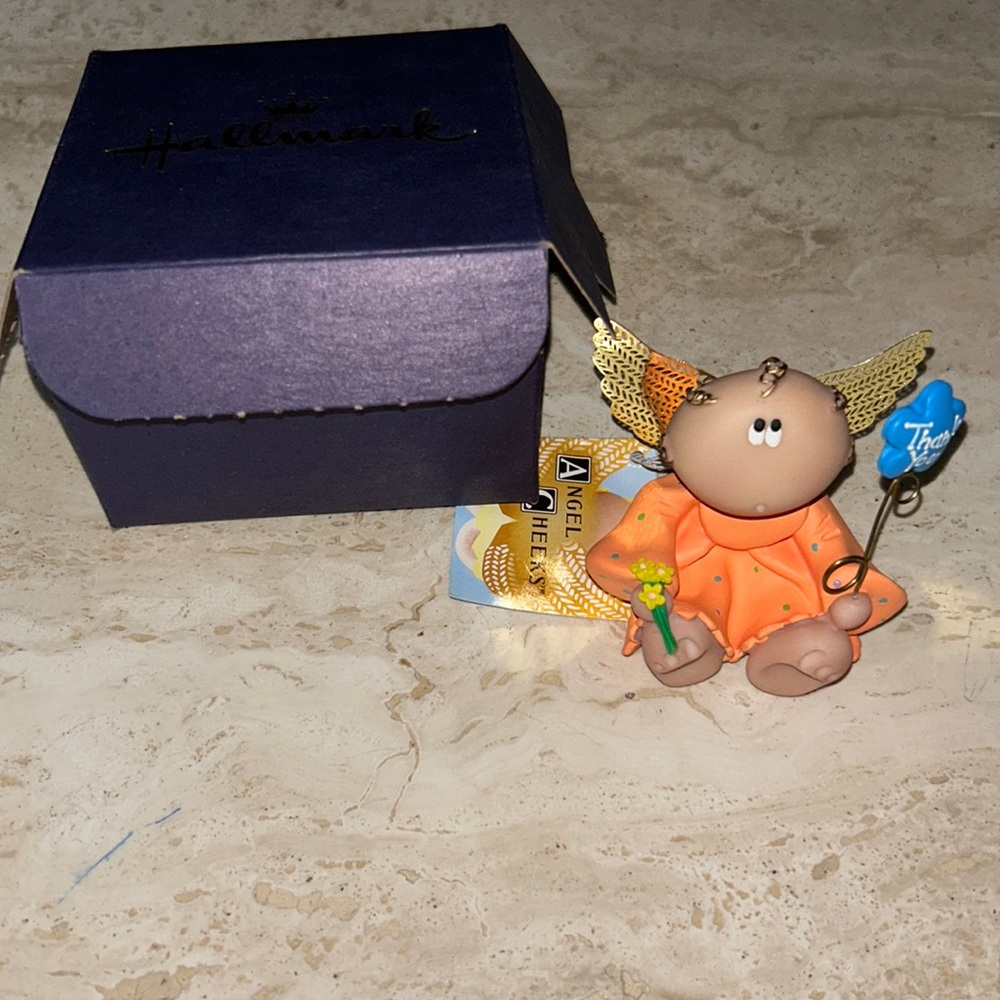 ANGEL CHEEKS “THANK YOU” FIGURINE